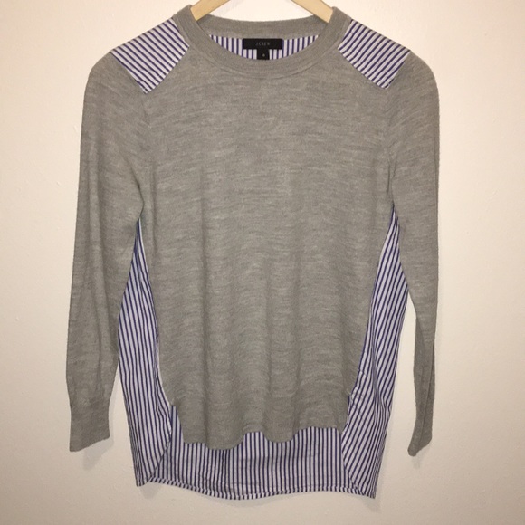 J. Crew Sweaters - J Crew Mixed Media Merino Wool Sweater J. Crew Sweaters - J Crew Mixed Media Merino Wool Sweater